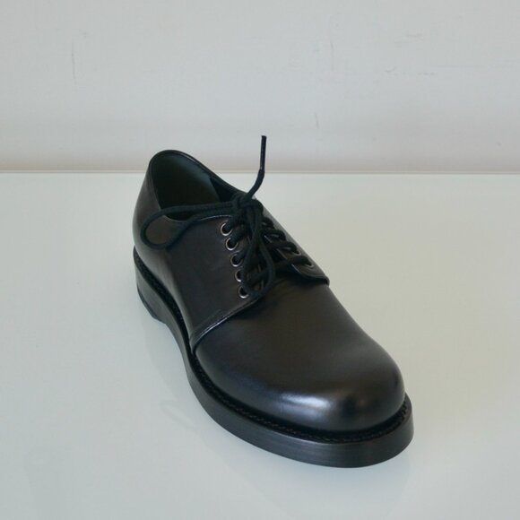 NIB GUCCI GOODYEAR SELLA LUX LEATHER LACE UP SHOES - Picture 7 of 12